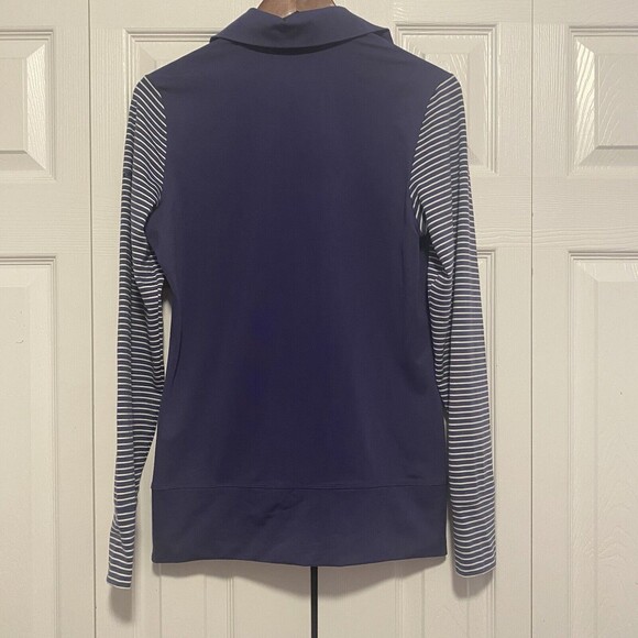 womens nike golf sport long sleeve snap button top size large - Picture 4 of 4